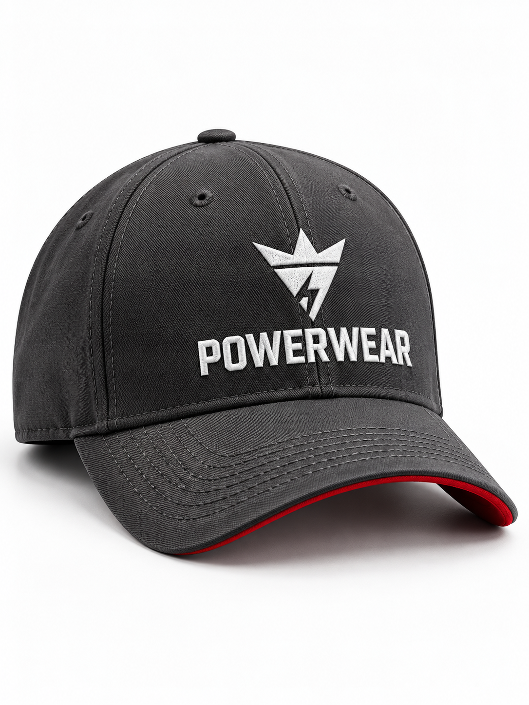 Wholesale Black Red Baseball Cap - Custom Manufacturing | Power Wear Industry