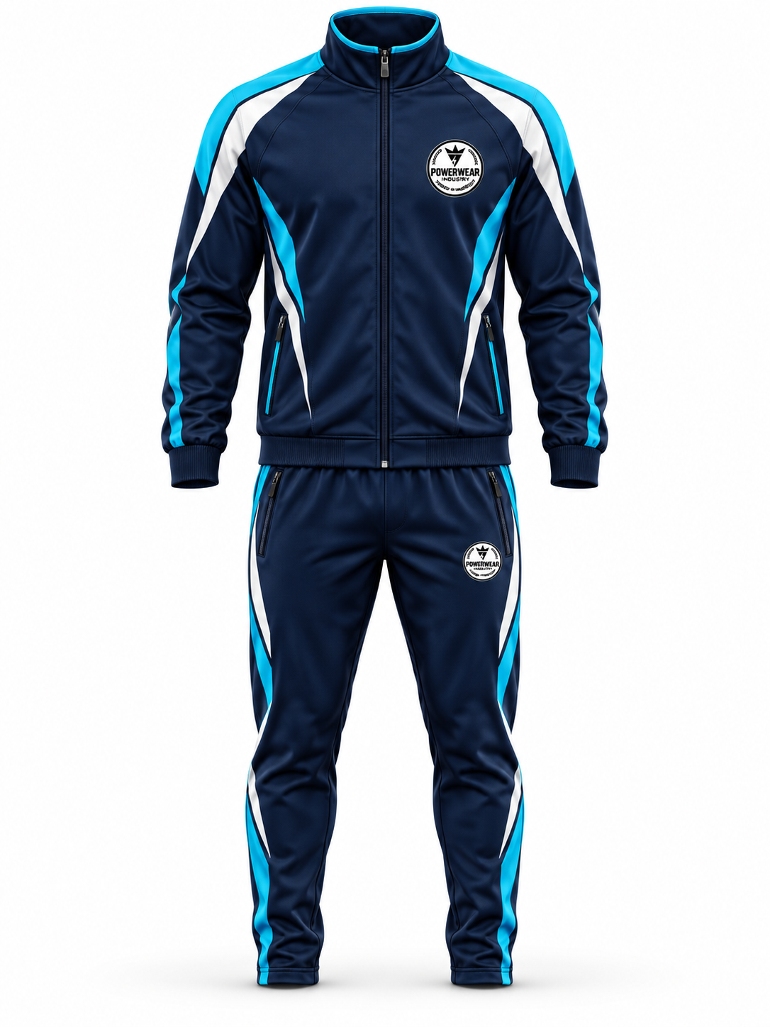 Wholesale Charcoal Grey Running Tracksuit - Custom Manufacturing | Power Wear Industry