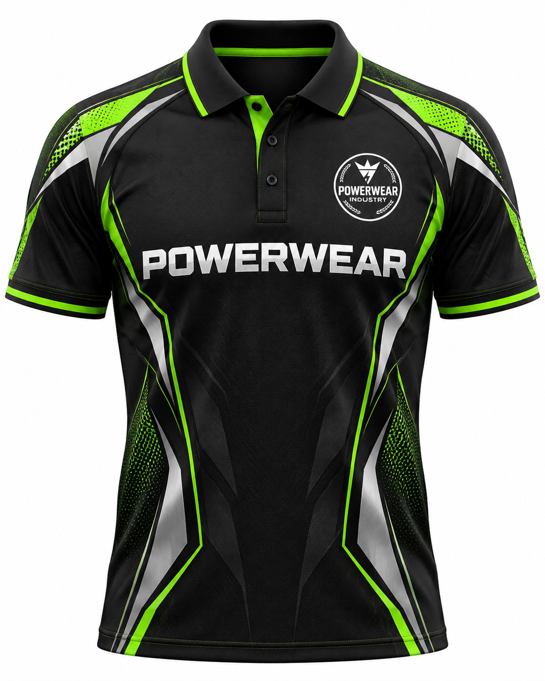 Wholesale Charcoal White Sports Performance Polo - Custom Manufacturing | Power Wear Industry