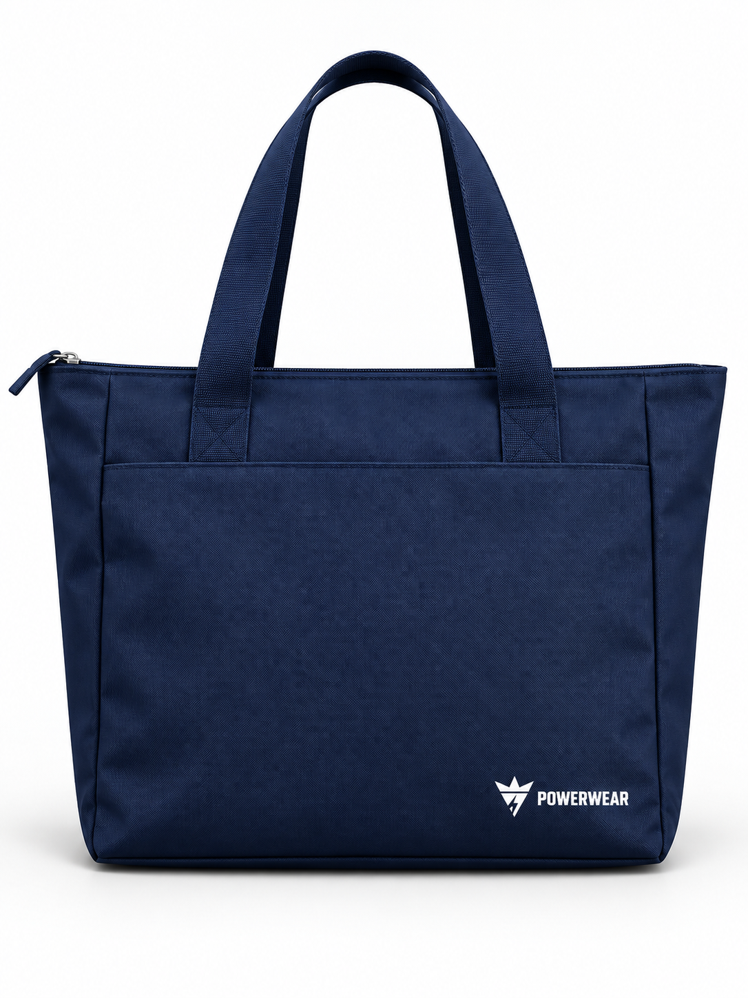 Wholesale Navy Zip-Top Tote Bag - Custom Manufacturing | Power Wear Industry