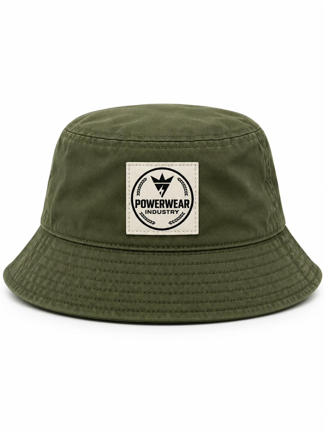 Wholesale Olive Patch Bucket Hat - Custom Manufacturing | Power Wear Industry