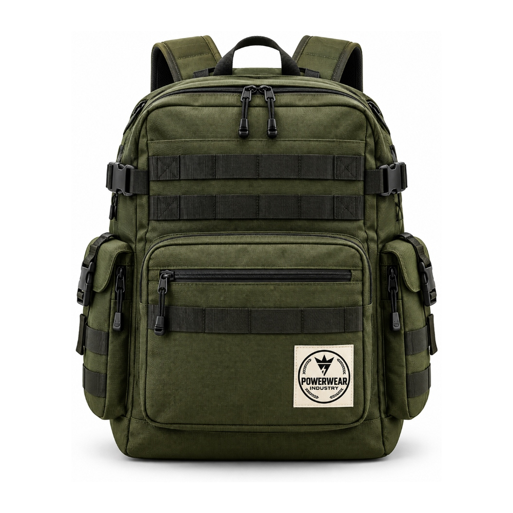 Olive Green Tactical Utility Backpack - Power Wear Industry