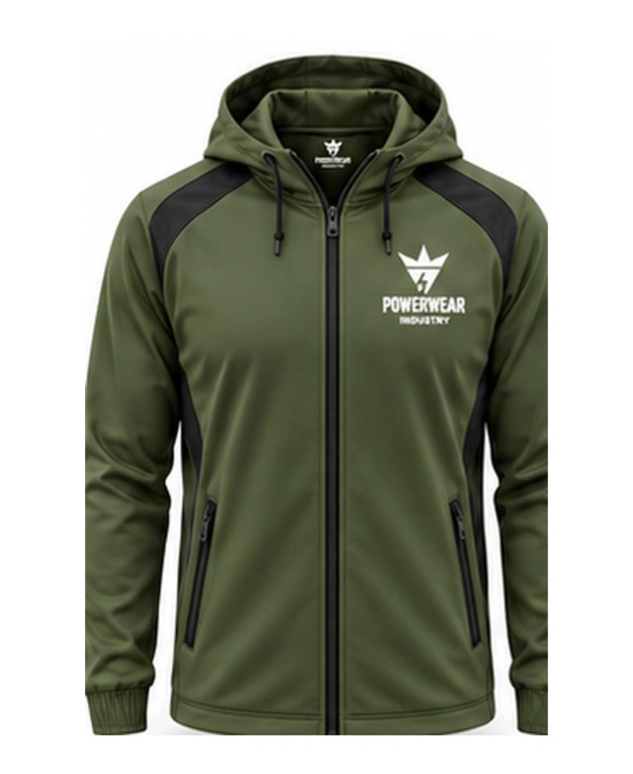 Reflective Night-Runner High-Visibility Jacket by Power Wear Industry with branded crest
