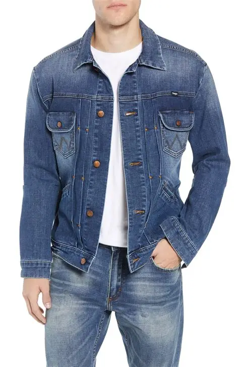 Wholesale Premium Stitched Utility Denim Jacket - Custom Denim Manufacturing