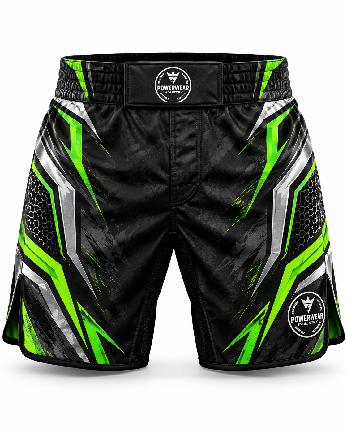 Wholesale Royal Blue White MMA Fight Shorts - Custom Manufacturing | Power Wear Industry